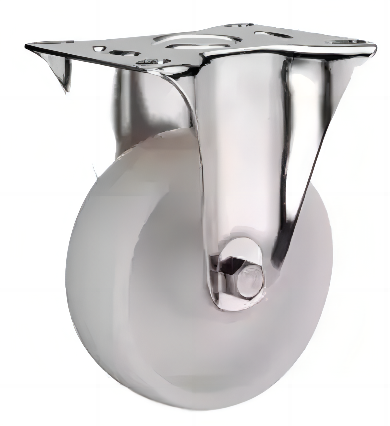 FCpp 63 - Мебельное полипропиленовое колесо 160 мм (площадка, неповоротн.)