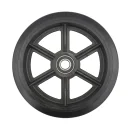DL95 (K) - Большегрузное колесо без кронштейна 300мм (черная резина, двойной шарикоподш.)