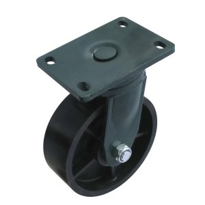 SHs80 - Сверхбольшегрузное стальное колесо без резины 200мм, 2000 кг (поворотн., двойной шарикоподш.)